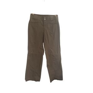 Lucy Small Brown Cargo Pants Adult Nylon Blend Outdoor Hiking Drawstring #5015